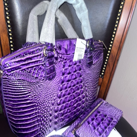 Brahmin Duxbury Ultraviolet Set & Butterfly Tassel - Picture 10 of 16